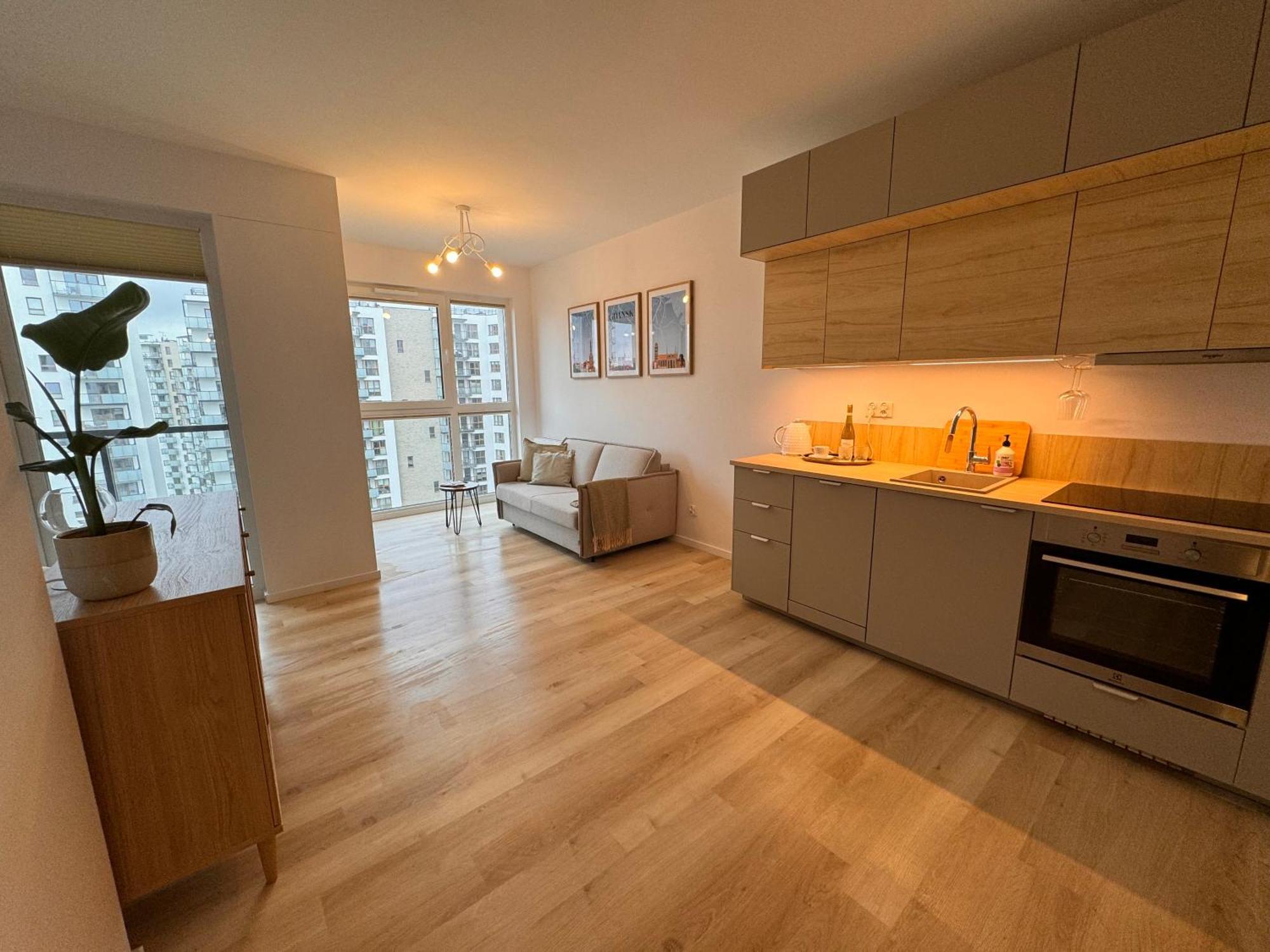 Amber Apartment On 14 Floor Gdańsk Exterior foto